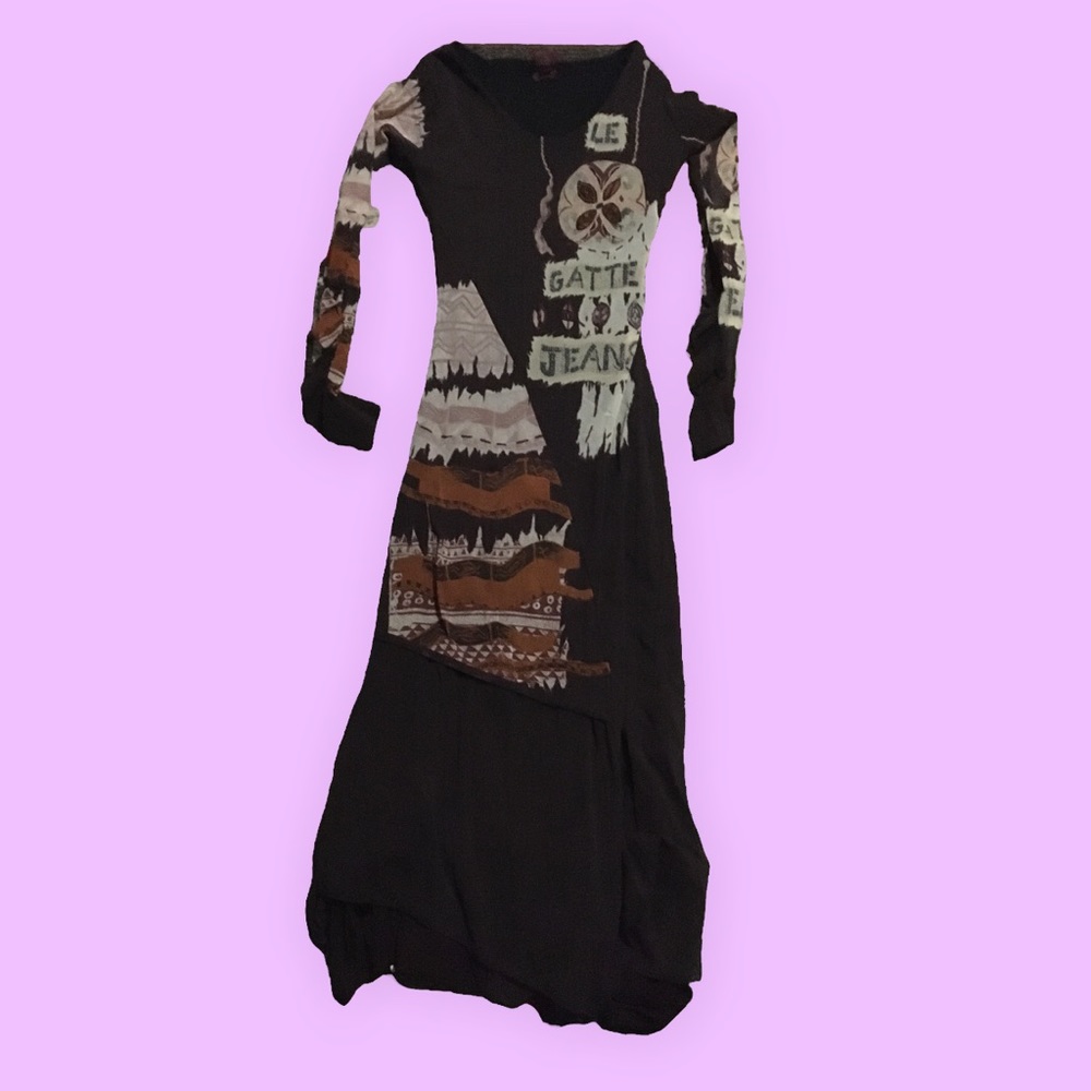 Legatte maxi mesh dress